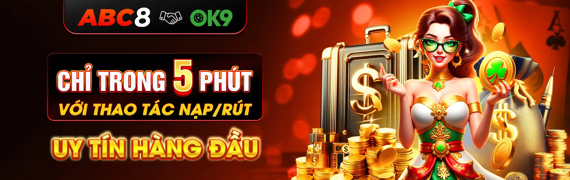 Thao tác nạp/rút tại ABC8 nhanh gọn