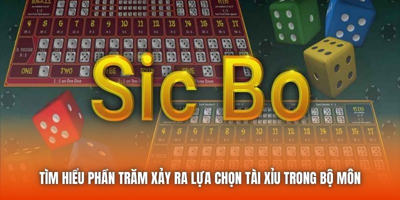 Tìm hiểu phần trăm xảy ra lựa chọn Tài Xỉu trong bộ môn